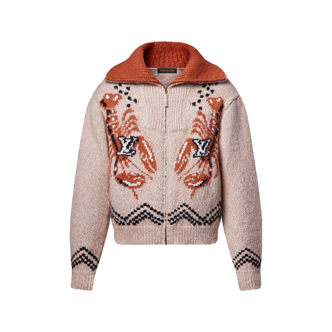 Zipped Knitted Blouson - Luxury Beige | LOUIS VUITTON